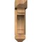 Ekena Millwork Merced Arts and Crafts Smooth Bracket w/ Offset Brace, Western Red Cedar, 5 1/2"W x 20"D x 20"H BKT0604X20X20MRC03SWR - alternate 2